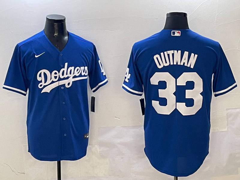 Men's Los Angeles Dodgers James Outman #33 Royal Limited Jersey